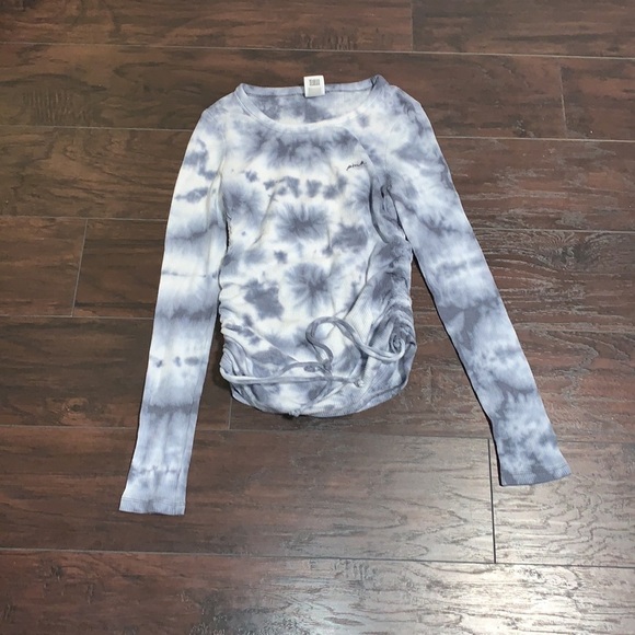 Bundle of 2 - Pink Tees; Long Sleeve Tie-Dye & Short Sleeve w/Pink Nation back. - Picture 8 of 10